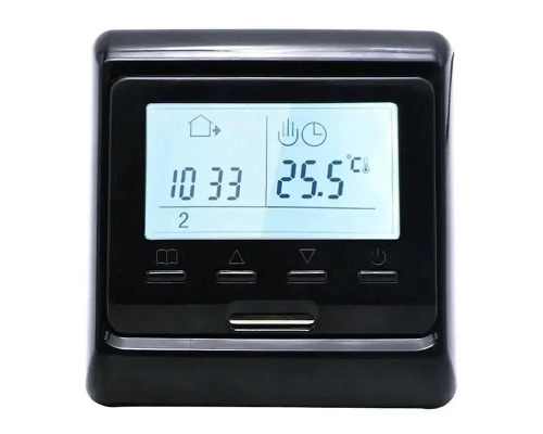 Терморегулятор для теплого пола EcoTerm Digital Черный