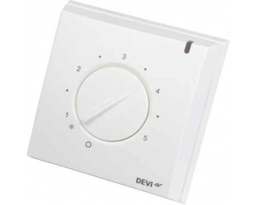 Механічний терморегулятор для теплого пола Devireg 130 Білий