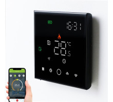 Программируемый Терморегулятор для теплого пола EcoTerm Smart Black Wi-Fi