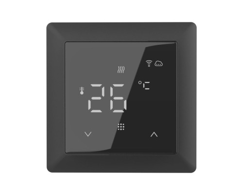Терморегулятор для теплого пола In-Therm  PWT 511 Матовий Чорний