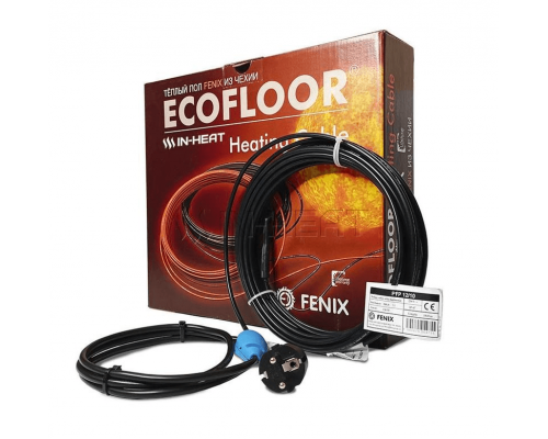 Нагревательный кабель со встроенным термостатом FENIX PFP 30 Вт/м (4м, 115 Вт)
