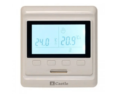 Програмований терморегулятор для теплого пола Castle Е53.716