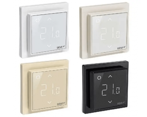 Терморегулятор для теплого пола DEVIreg Smart Черный WI FI управление