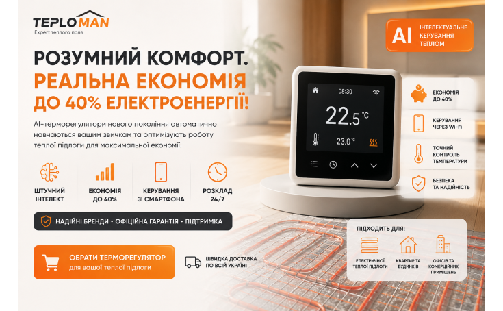 Смарт-терморегулятори з AI: які моделі заощаджують до 40% електроенергії у 2026–2027 році