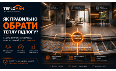Поради щодо вибору теплої підлоги.