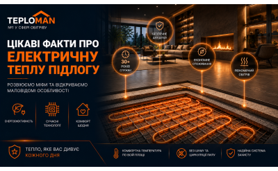 Цікаві факти про теплу підлогу.