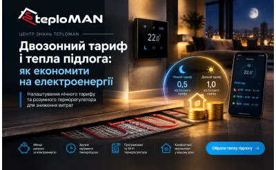 Двозонний тариф і тепла підлога: як економити на електроенергії у 2026–2027 році
