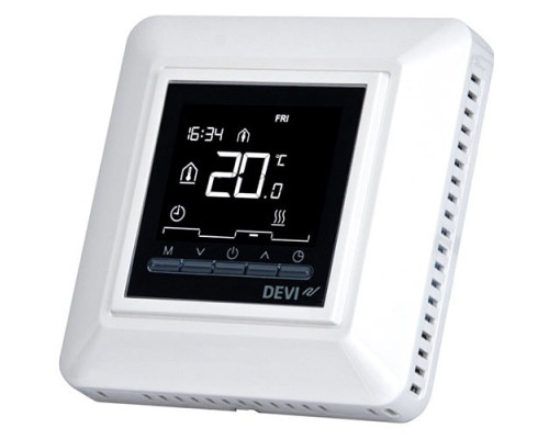 Программируемый Терморегулятор для теплого пола DeviReg Opti Белый