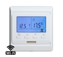 Терморегулятор для теплого пола EcoTerm Digital Wi-Fi Белый