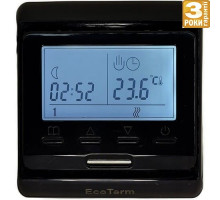 Терморегулятор для теплого пола EcoTerm Digital Черный