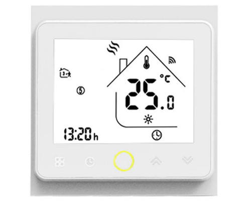 WIFI Терморегулятор для теплого пола EcoTerm PRO WI-FI Белый