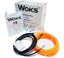 Нагрівальний кабель в стяжку Woks 18 (0,6м2, 100Вт)