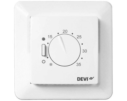 Механічний терморегулятор для теплого пола DEVIreg 532 Білий