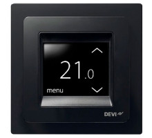 Терморегулятор для теплого пола DEVIreg Touch Чорний