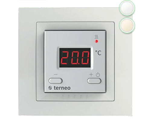 Цифровий терморегулятор для теплого пола Terneo ST UNIC Білий