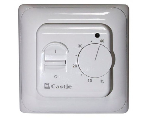 Механический Терморегулятор для теплого пола Castle М5.16 Белый