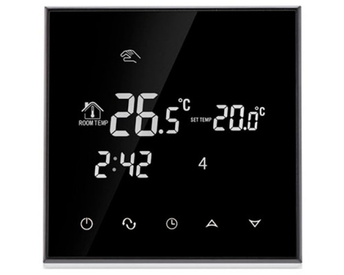 Терморегулятор для теплого пола EcoTerm SN Черный