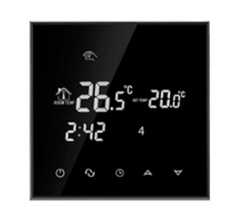 Программируемый Терморегулятор для теплого пола Warm Life Черный