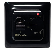 Механічний терморегулятор для теплого пола Castle М5.16 Чорний