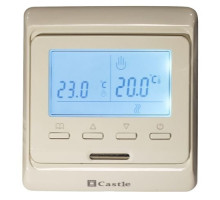 Программируемый Терморегулятор  для теплого пола Castle М 6.716 Бежевый