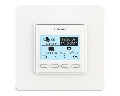 Программируемый Терморегулятор для теплого пола Terneo PRO Белый
