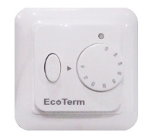 Механический Терморегулятор для теплого пола EcoTerm mex Белый