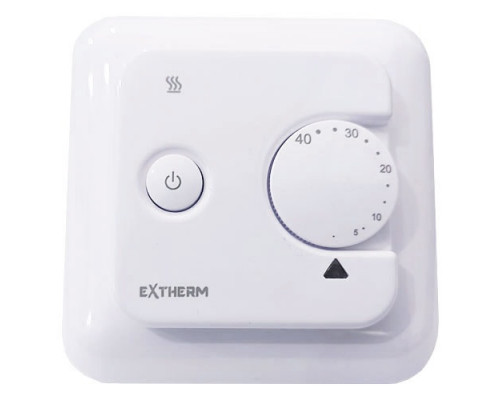 Механический Терморегулятор для теплого пола Extherm ET-21 Белый