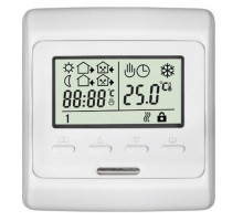 Программируемый Терморегулятор для теплого пола In-Therm E 51 RTC-80 Белый