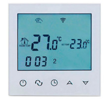 Программируемый Терморегулятор для теплого пола EcoTherm SN WI-FI White