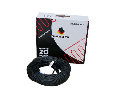 Нагрівальний кабель ЕсоTherm Shtoller (12,5 м2, 2500Вт)