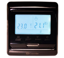 Программируемый Терморегулятор для теплого пола Castle М 6.716 Черный