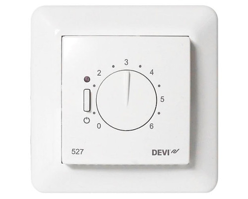 Механічний терморегулятор для теплого пола Devireg 527 Білий