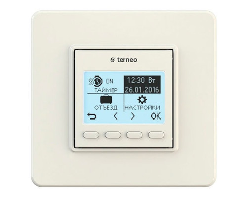 Программируемый Терморегулятор для теплого пола Terneo PRO Бежевый