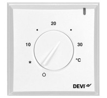 Механический Терморегулятор для теплого пола Devireg 132 Белый