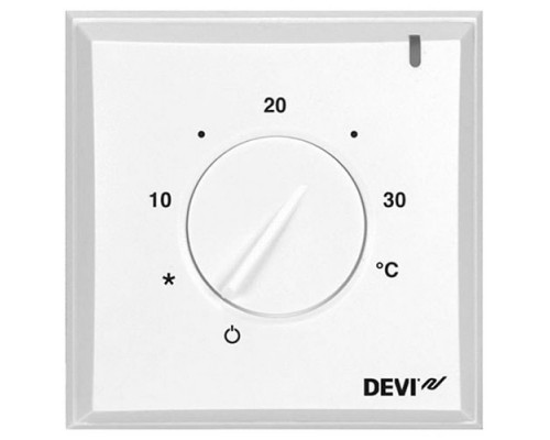 Механічний терморегулятор для теплого пола Devireg 132 Білий