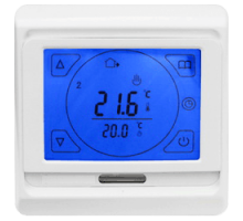 Программируемый Терморегулятор для теплого пола In-Term E91 (RTC-89) Белый