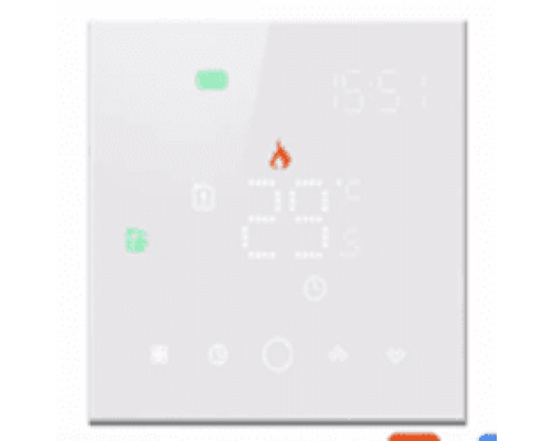 Програмований терморегулятор для теплого пола EcoTerm Smart White