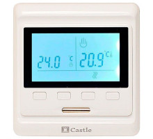 Терморегулятор для теплого пола Castle Е53.716 Белый