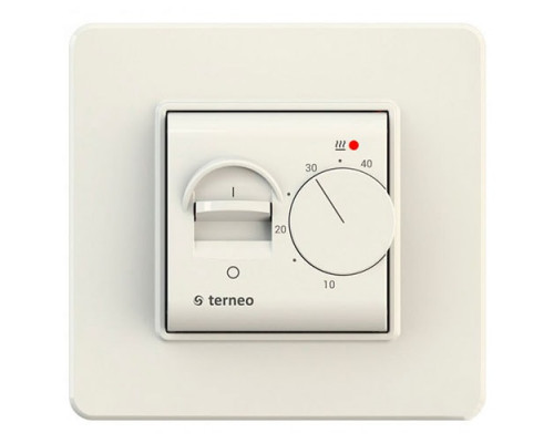 Механический Терморегулятор для теплого пола Terneo MEX Бежевый