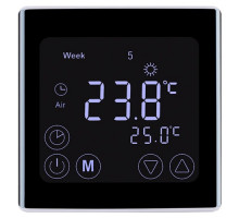 Терморегулятор для теплого пола EcoTerm BSN Черный