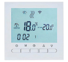 Терморегулятор для теплого пола EcoTerm KN White Wi-Fi Белый