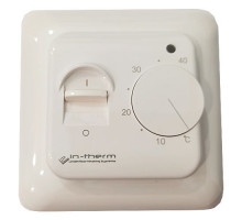 Механический Терморегулятор для теплого пола In-Term RTC-70 Белый