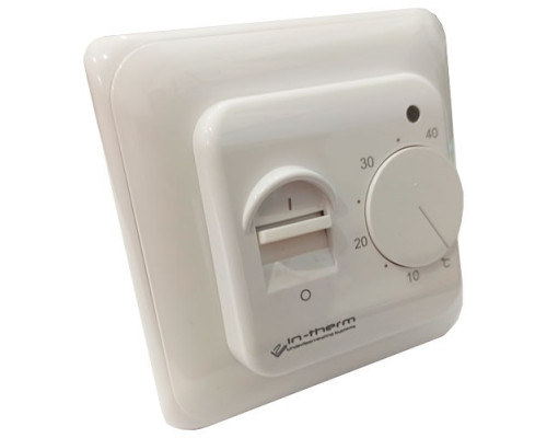 Механический Терморегулятор для теплого пола In-Term RTC-70 Белый