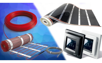 Виды теплых полов.