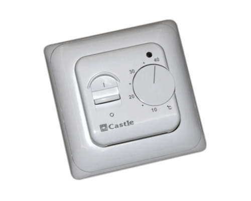 Механический Терморегулятор для теплого пола Castle М5.16 Белый