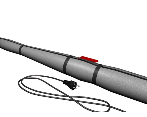 Нагрівальний кабель із вбудованим термостатом PFP 12 Вт/м для обігріву труб (3м/36Вт)