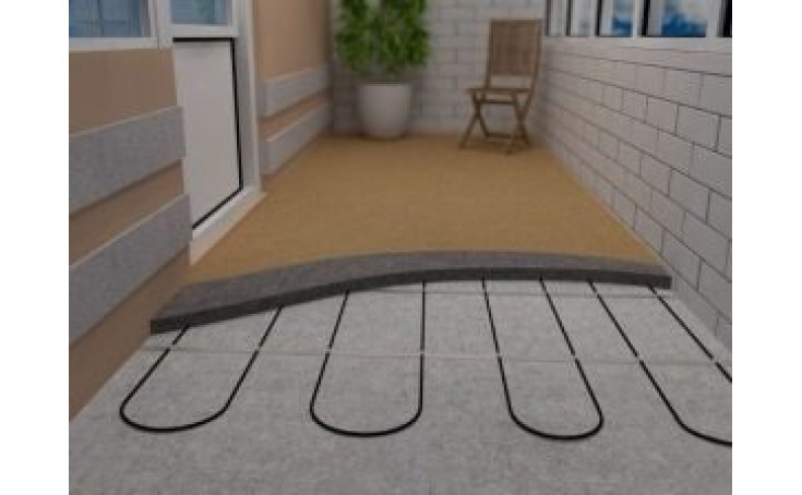 Установка теплої підлоги на балконі (лоджія).