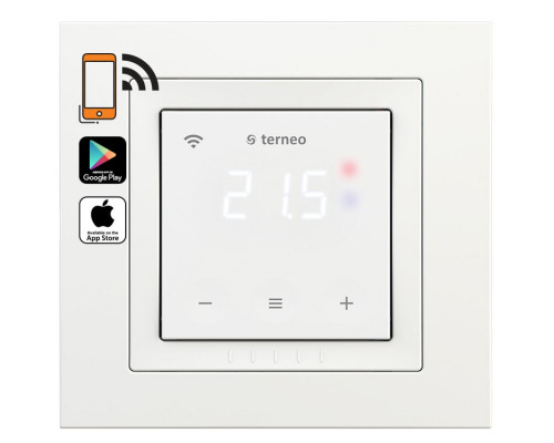 WI FI Терморегулятор для теплого пола Terneo SX UNIC Белый